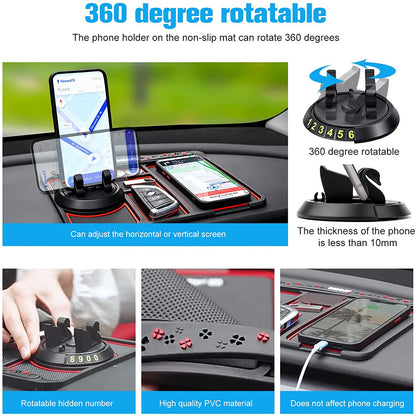 NON-SLIP multifunctional phone pad for car 6