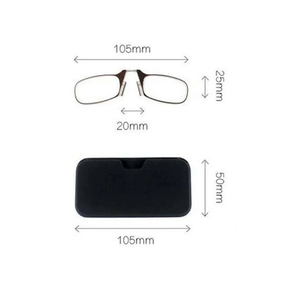Folding Legless Nose Clip Reading Glasses 11