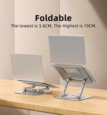 Adjustable 360° Rotating Aluminum Laptop Stand 4