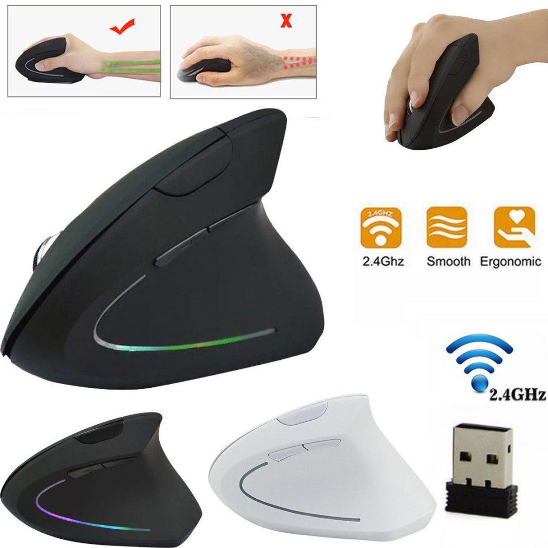 VertErgo Ergonomic Vertical Wireless Mouse 12