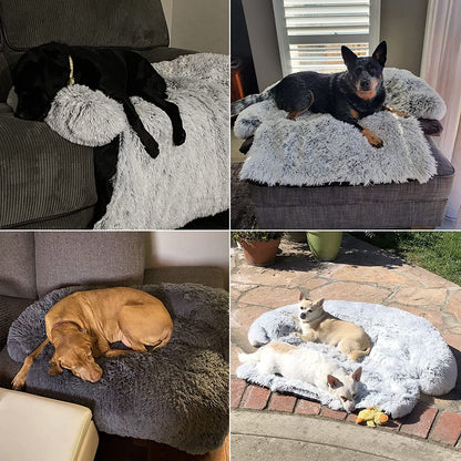 Sofa Plush Calming Dog Blanket 13