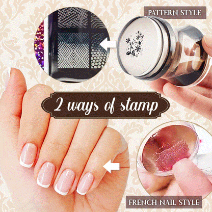 Nailtip styling Nail Art Jelly Stamp 2