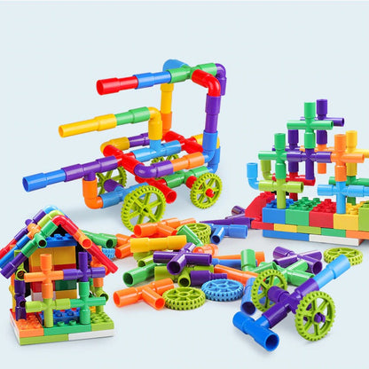 Pipe Building Blocks Toy 72PCS 2