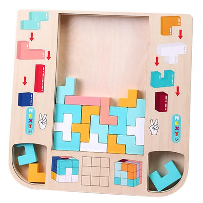Montessori Wooden Tetris 2