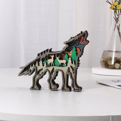 Wooden Animal Ornaments 2