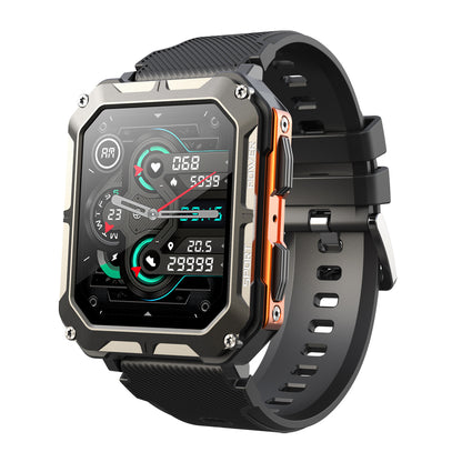 Indestructible Stainless Steel Military Style Rugged Smartwatch 2