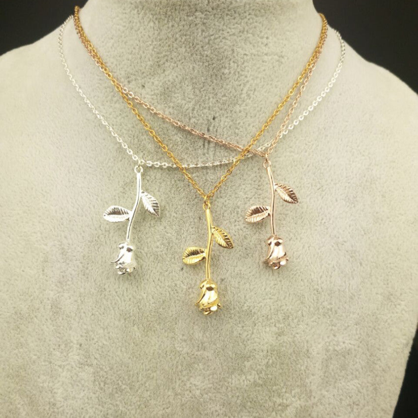 Rose Flower Necklace 2