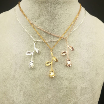 Rose Flower Necklace 2