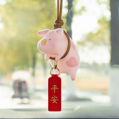Lucky Piglet Car Pendant 2