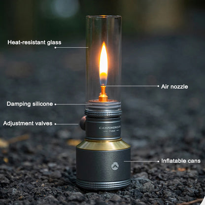 Refillable Gas Lantern Retro Candle light 2