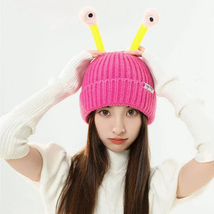 Glowing Little Monster Knit Hat 2