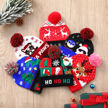 Christmas Theme LED Beanies 2