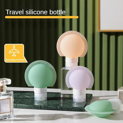 Travel-sized Round Silicon Bottles 2