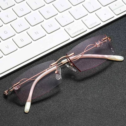 2020 fashionable ladies pink reading glasses 2
