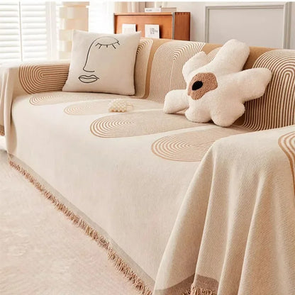 Reversible Chenille Sofa Cover 2
