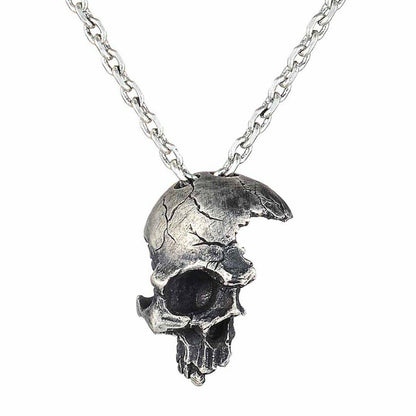 HANDMADE SHATTERED SKULL NECKLACE 2