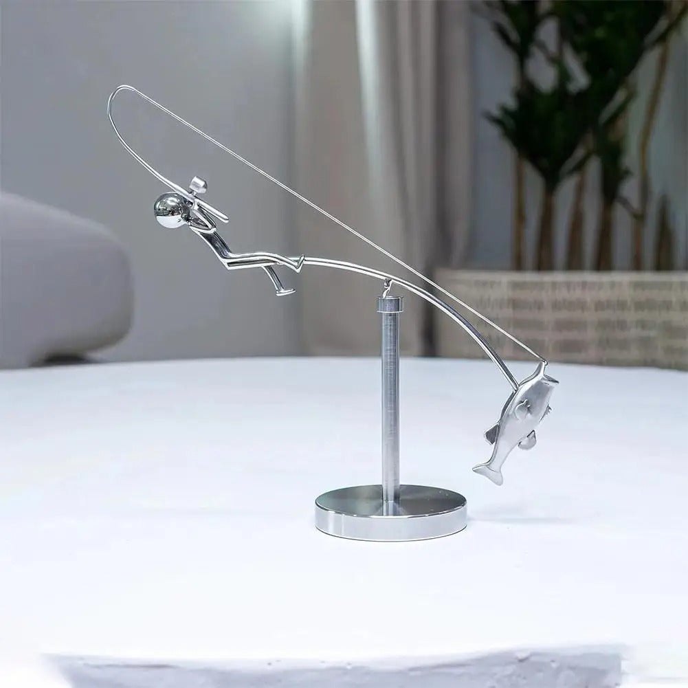 The Fisherman Balancing Sculpture 2