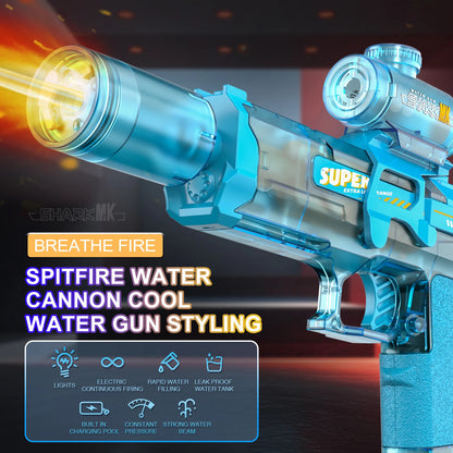 LED Electric Water Gun – Large Capacity Automatic Spray Blaster 2