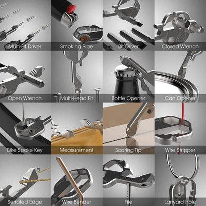 24 in 1 Key Shaped Pocket Tool 2