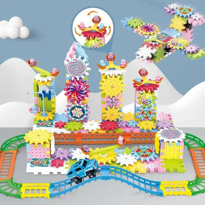 Educational STEM Electric Gears Blocks Toy 2
