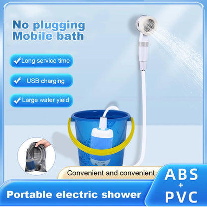 Outdoor Rechargeable Electric Shower 2