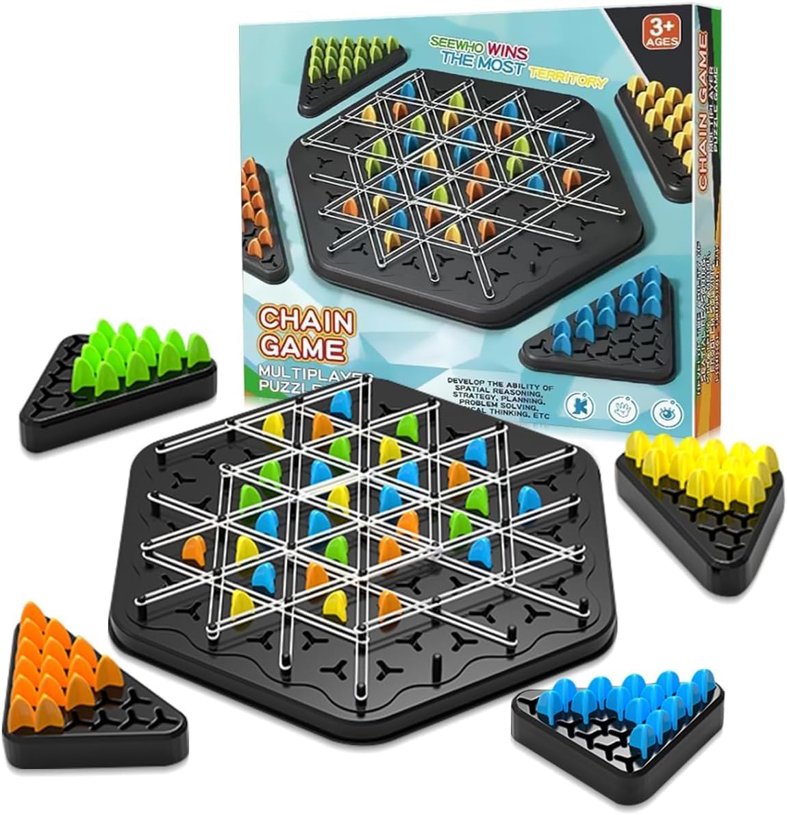 Chain Triangle Chess Game 2