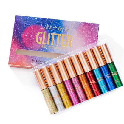 10 Color Glitter Liquid Eyeliner 2