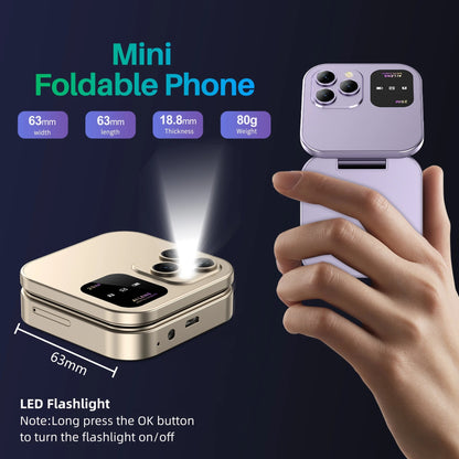 New Mini Flip Mobile Phone 2