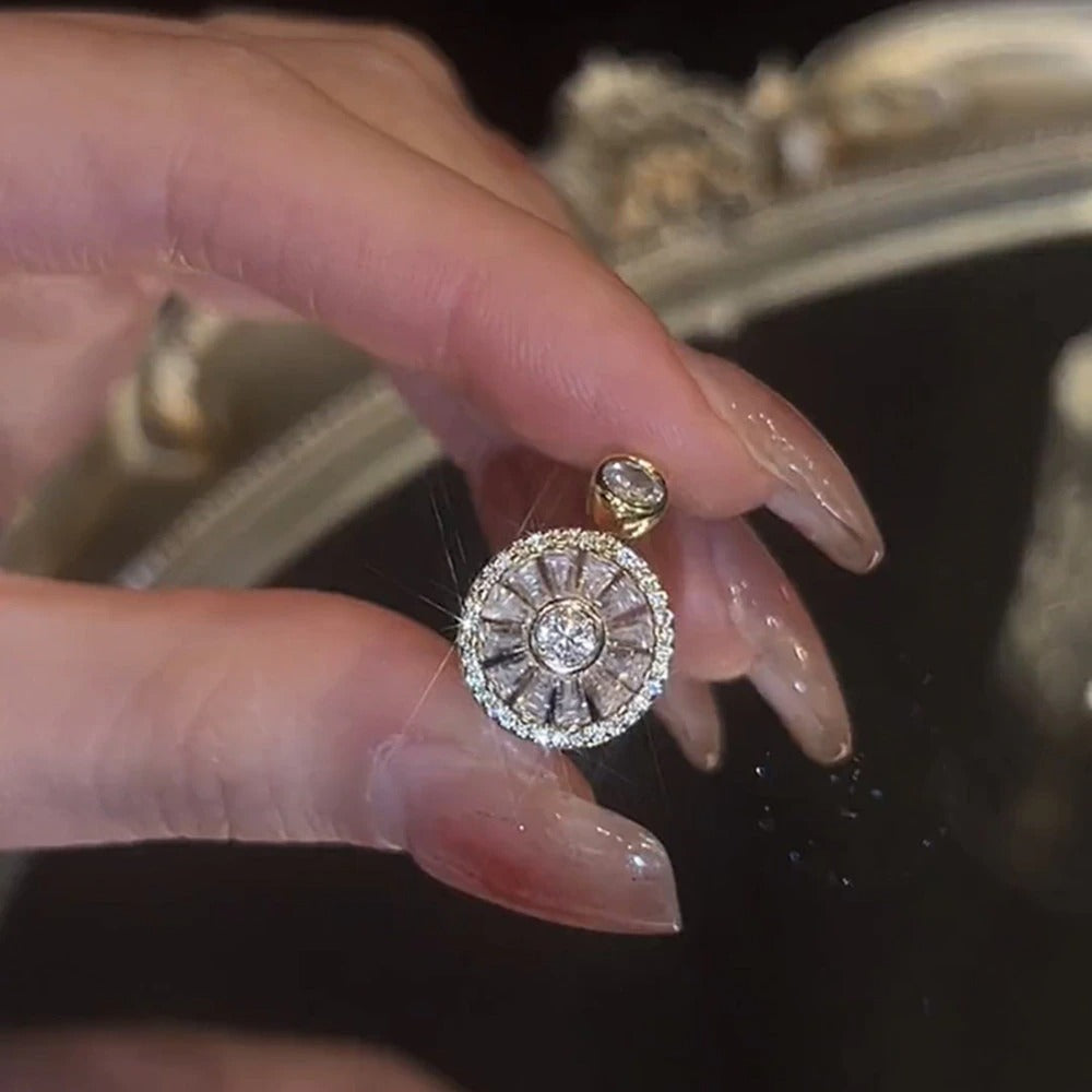 Crystal Anxiety Relief Spinning Ring 2