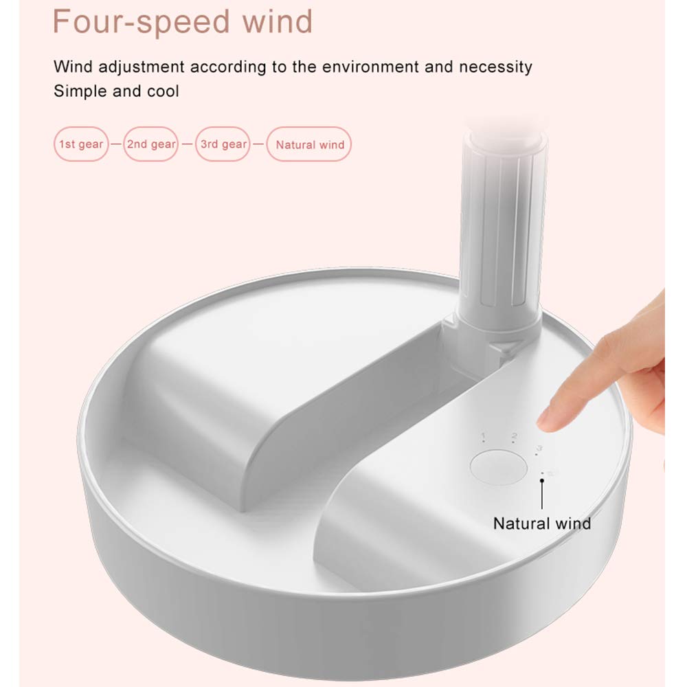 Telescopic Folding USB Charging Fan 2