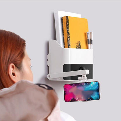 Multi-function Wall Mounted Bedside Shelf with Phone Holder 2