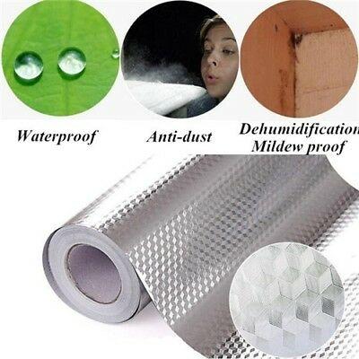 Waterproof Oil Proof Aluminum Foil Self Adhesive Wall Sticker 2