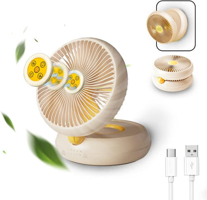 Wall-Mounted Fan with Night Light 2