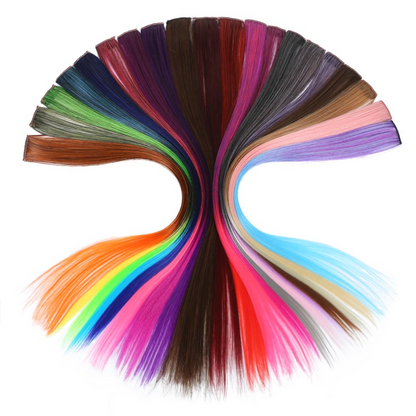 Colorful pieces of wigs 7Psc 2