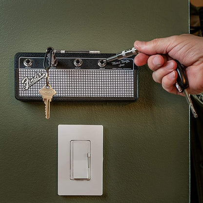 Guitarist Keychain Storage Hooks 2