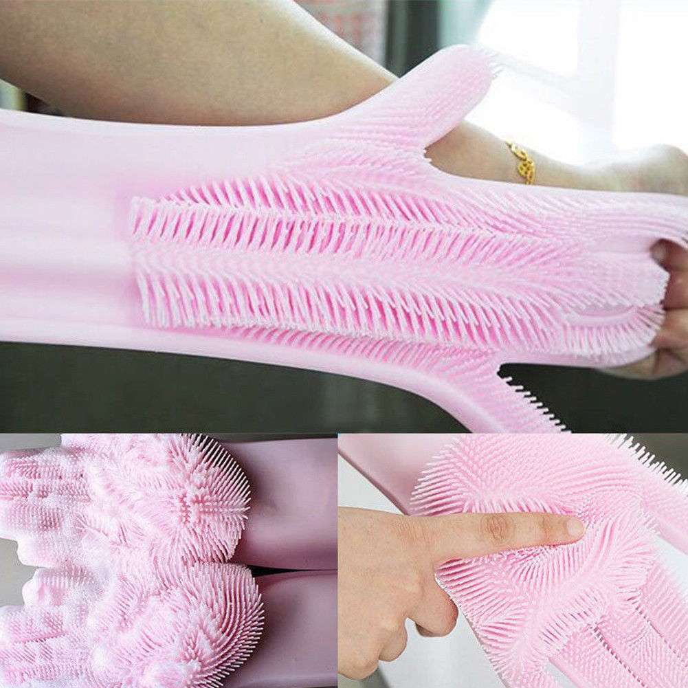 Silicone Scrubbing Gloves 2