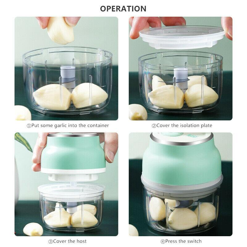 Electric Mini Vegetable Chopper 2
