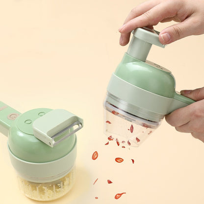 4 IN 1 HANDHELD ELECTRIC VEGETABLE CUTTER SET 1