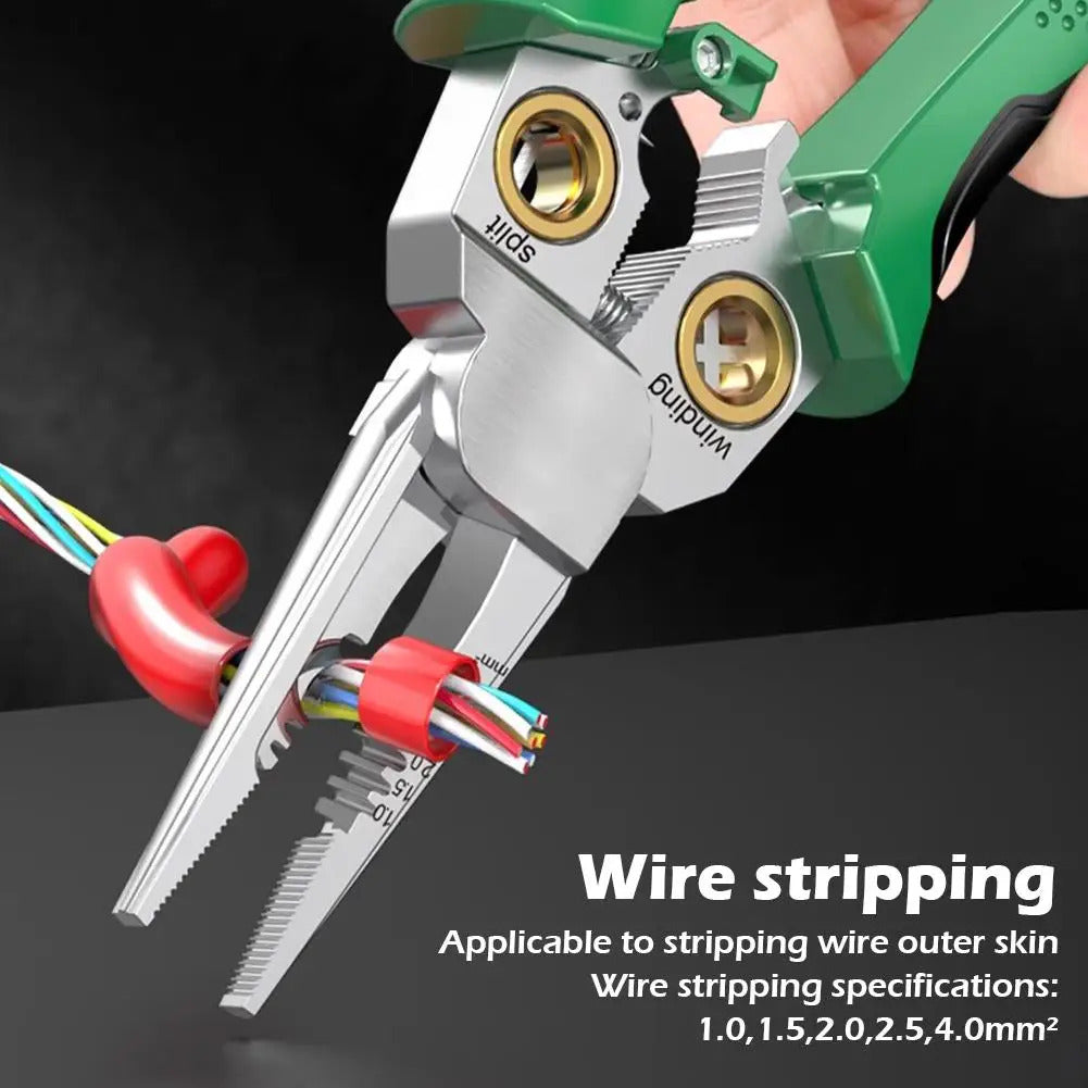 8-in-1 Electrical Wire Stripper Multi-Tool Pliers 2