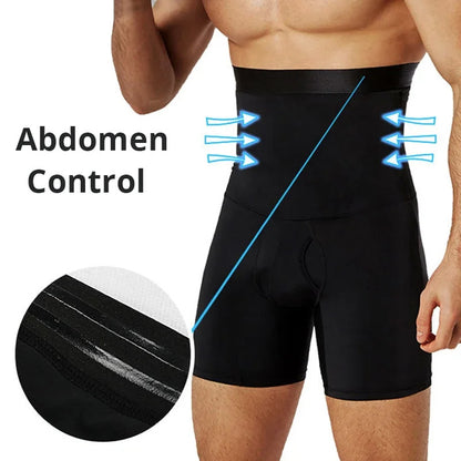 Men's High Waist Shapewear Boxer Briefs 2