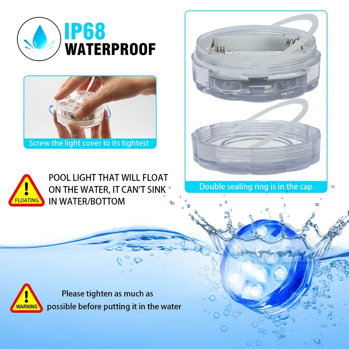 Submersible LED Pool Lights (10 Pack) 2