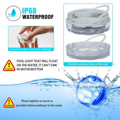 Submersible LED Pool Lights (10 Pack) 2