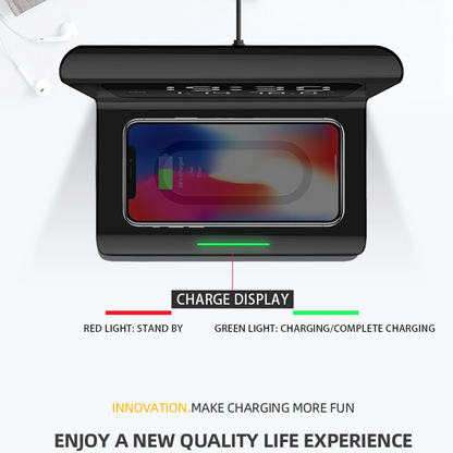 3 in 1 Multifunction Wireless Charging Clock 2