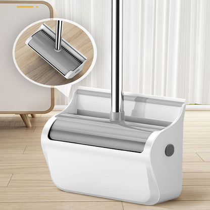 Stainless Steel Built-In Comb Rotating Broom 2