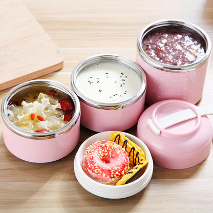 Leak-Proof Stainless Steel Thermal Lunch Boxs 2
