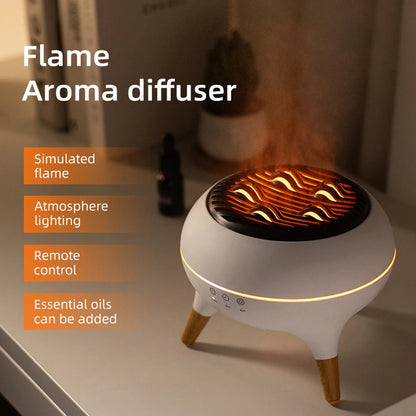 Volcanic Jellyfish Cloud Humidifier – Essential Oil Aromatherapy with Remote Control & Colorful Ambient Lighting 2