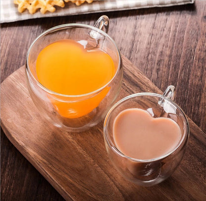 Heart Shaped Double Walled Insulated Cup 2