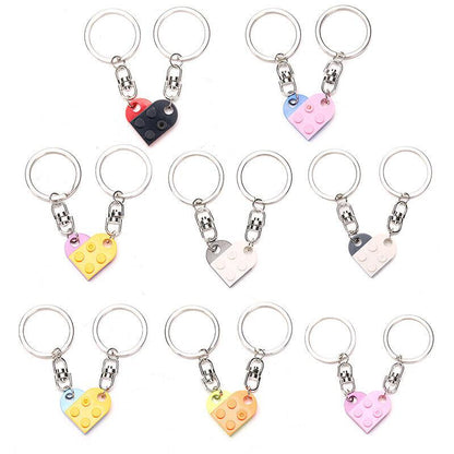 Brick Heart Keychain Set 2