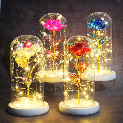 LED Enchanted Galaxy Sparkly Rose 2