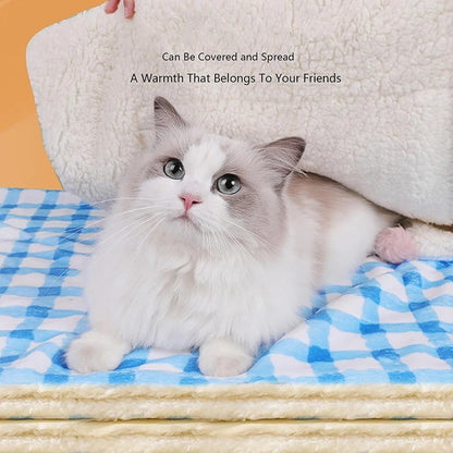 Cozy Checkered Pet Blanket 2
